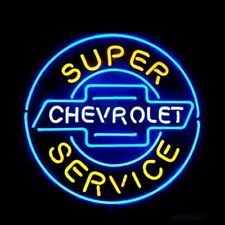 CHEVROLET Super Service BANNER 3x3 Ft Fabric Poster Tapestry Flag chevy art picture