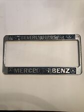 Mercedes-Benz Beverly Hills Ltd Vintage Metal License Plate Frame picture