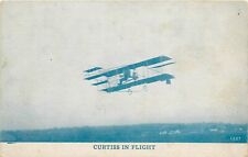 Postcard C-1910 Early Aviation aircraft Curtiss flight Benham Company TR24-1661 picture