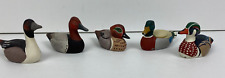 Vintage Avon Collector Duck Series Set Lot Of 5 1983 1984 Retro Decoy Figurines picture