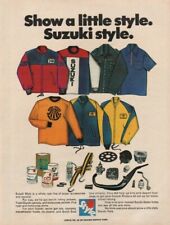 1975 Suzuki Motorcycle Accessories & Apparel Motocross Jackets - Vintage Ad picture