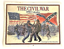 1990 Lang Mort Kunstler Civil War Calendar, Paintings JACKSON & LEE, Unopened picture