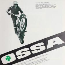 OSSA MOTOCROSS MOTORCYCLES 1970 VINTAGE STILETTO 250CC SPAIN SPANISH PRINT AD picture