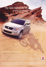 2007 Suzuki Grand Vitara - Inspired - Classic Vintage Advertisement Ad D90 picture