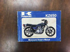 1980 KAWASAKI KZ650  Original Owner's Manual, Handbook,  KZ650-F1 picture