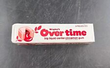 Vintage Pack Of Wrigley’s Overtime Cinnamon Chewing Gum Unopened Made In USA  picture