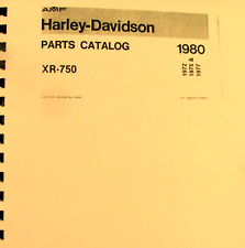 1972-75-77-80 Harley-Davidson Parts Catalog For XR-750 W/Suppllement-#99442-73RD picture