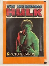1979 Marvel THE INCREDIBLE HULK Picture Cards Sealed Pack SPAIN U.K. FKS RARE picture