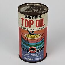 Wynn's Top Oil 6 fl.oz Can - 1970 vintage metal deco picture
