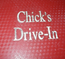 CHICK'S DRIVE-IN SERVING TRAY WEST HAVEN CT ICONIC VTG CLASSIC restaurant red picture