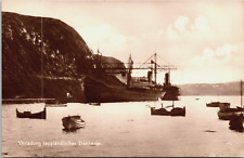 Loading Iron Ore Ship South Varanger Norway Trinks-Bildkarte Postcard RPPC picture