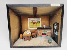 Vintage 1957 Grand Ole Opry Wooden 3D Diorama Souvenir Wall Art picture