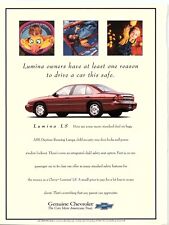 1988 CHEVROLET LUMINA LS THE CARS MORE AMERICANS TRUST FULL PAGE PRINT AD 2548 picture
