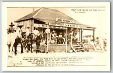 The Law West Of The Pecos W.D. Smithers - RPPC Vintage Postcard - Unposted picture
