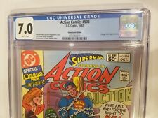 DC Superman Action Comics Volume 1 Battle Beneath Earth #536 CGC graded 7.0 picture