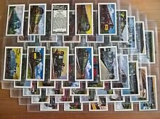 Barratt trade cards: Trains of the World complete full set in sleeves picture