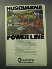 1986 Husqvarna Chain Saw Ad - Power Line picture