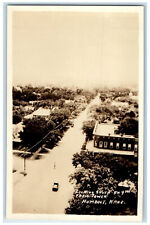 c1920's Looking South on 9th from Tower Humbolt Kansas KS RPPC Photo Postcard picture