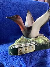 Vintage 1979 Jim Beam, Decanter, Ducks Unlimited, Canvasback Drake In Flight  picture