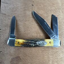 Vintage Case XX Pocket Knife Stockman Genuine Stag 4 Dot 53032 SSP Unsharpened picture