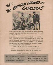 1952 Ray Weiman, Bellflower CA / BSA Bantam at Catalina - Vintage Motorcycle Ad picture