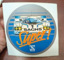 NOS Vintage SACHS 1 Super Sporting Racing Motocross Advertising Decal  picture