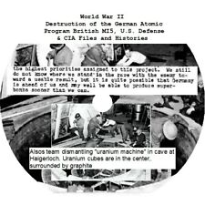 WWII Destruction of German Atomic Program British MI5, U.S, Army & CIA Files picture