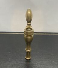 Large Vintage Brass Tone Finial 5.25” Tall Old  Brass picture
