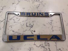 Vintage UCLA BRUINS Metal License Plate Frame picture