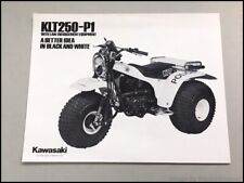 1983 Kawasaki KLT250-P1 Police ATC 3-wheeler 1-page Vintage Sales Brochure Sheet picture