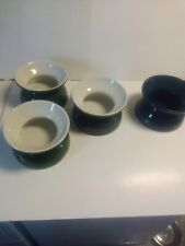 Vintage Halls Ceramic Cuspidors Lot of 4, Spittoons, Nice Shape, LOOK picture