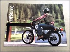 1981 Yamaha DT80 DT100 Motorcycle Bike Vintage Original Sales Brochure Catalog picture