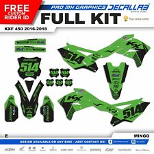 KAWASAKI KXF 450 2016 2017 2018 MX Graphics Decals Stickers Decallab picture