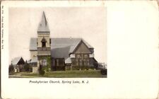 Antique 1911 Presbyterian Church Spring Lake New Jersey NJ Postcard picture