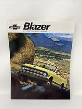 1969 Chevrolet Blazer Dealer Sales Brochure Original OEM Chevy picture
