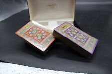 Vintage Congress Floral Playing Cards 2 Deck Set  Sealed picture