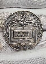 1937 Norristown Pennsylvania 125th Anniversary Commemorative Token, Valley Forge picture