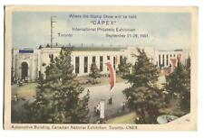 Postcard Automotive Bldg Canadian Ntl Exhibition Toronto Canada  picture