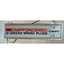 Vintage ND Nippondenso U-Groove Spark Plugs Mechanic Shop Light Sign 37