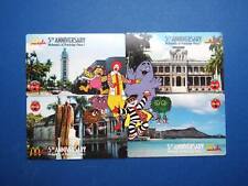 1995 McDonald's Coca-Cola Pearl Ridge Hawaii puzzle phonecards set of 4 picture
