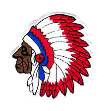 Cool Indian Chief American Americana Shirt Patch 7.5cm / 3 inch picture