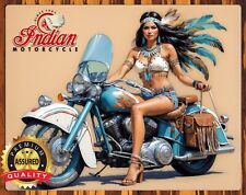 Indian Motorcycle - Painting Since 1901 - Metal Sign 11 x 14 picture
