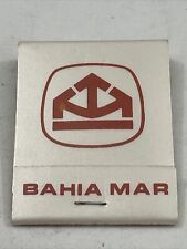 Vintage Matchbook Cover   Bahia Mar Hotel And Yachting Center Ft Lauderdale gmg picture