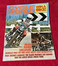 Cycle World Magazine August 1974 Benelli Wild Six & Moto Guzzi 850T Interceptor  picture