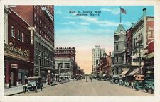 Main Street looking West Lexington Kentucky KY Old Cars c1920 Postcard picture