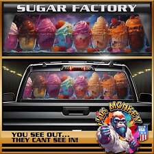 Sugar Factory - Truck Back Window Graphics - Customizable picture