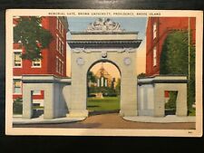 Vintage Postcard 1944 Memorial Gate Brown University Providence Rhode Island picture