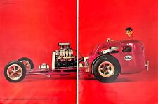 1964 Ford Coupe Hot Rod Race Car The Islander Robert Izzo Vtg Pop Art Print Ad picture