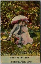 Vintage 1911 MINNEAPOLIS Minnesota Romance Greetings Postcard 