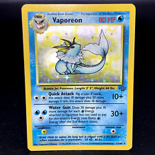 Vaporeon Holo - Jungle Unlimited Set 12/64 - WoTC Pokemon Card 1999 - LP/Ex picture
